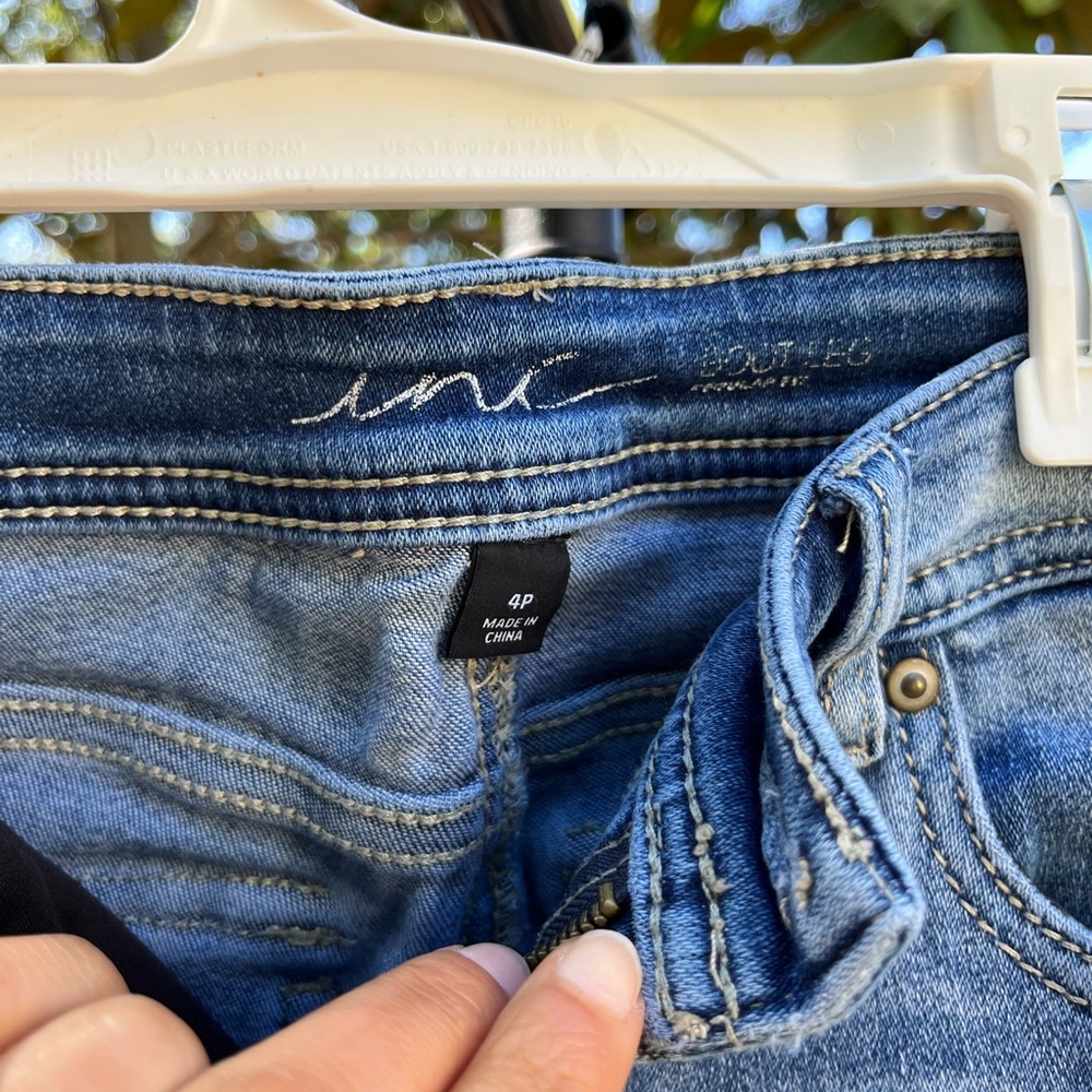 INC International Concepts Women's Classic Blue Boot Cut Jeans
